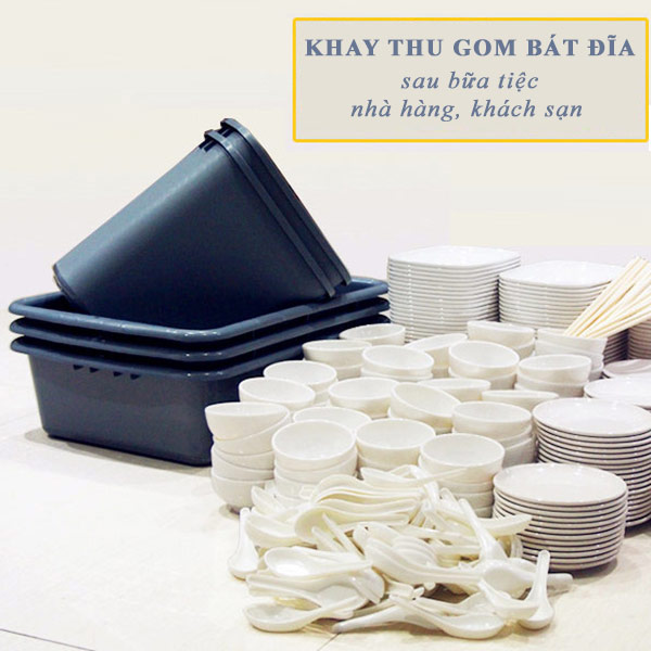 Khay được sản xuất từ chất liệu nhựa PE
