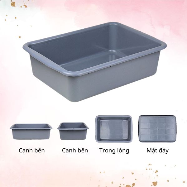 Kết cấu các mặt của khay nhựa