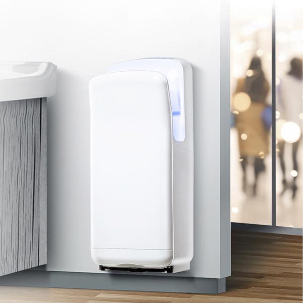 Mẫu máy sấy tay đặt trong nhà vệ sinh