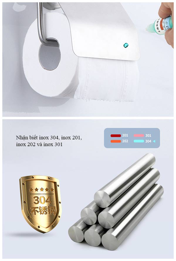 Sản phẩm được chế tác hoàn toàn từ inox
