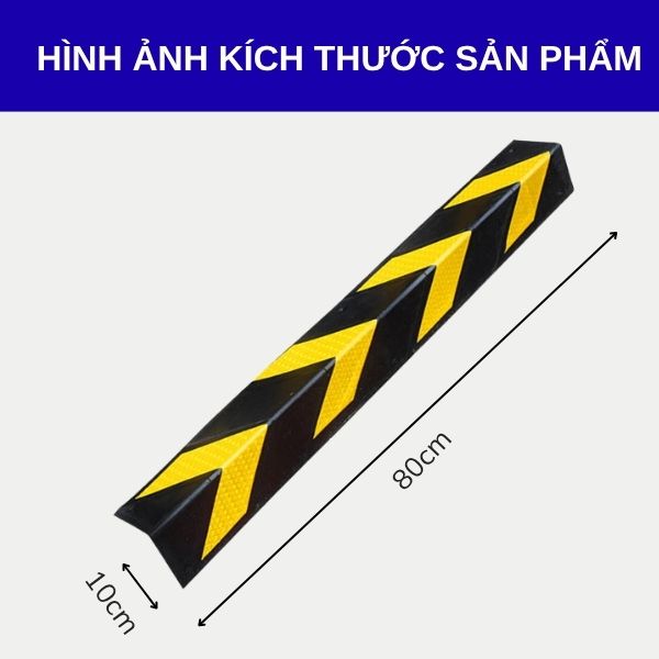 Kích thước ốp cột vuông bằng cao su 80cm
