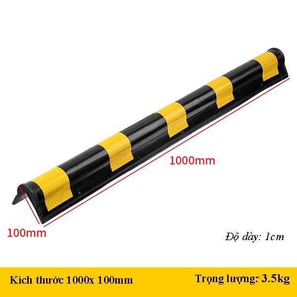 Kích thước ốp góc tròn dài 1m của Paloca