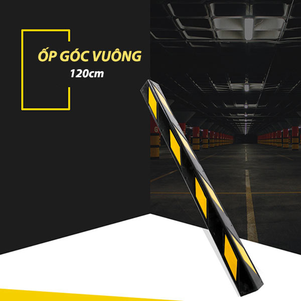 Mẫu ốp góc cao su vuông dài 120cm