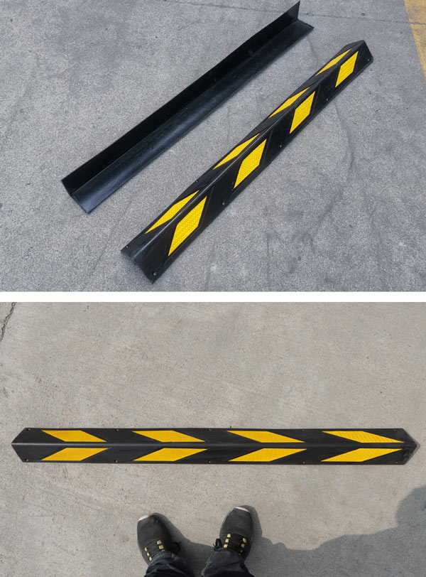 Ốp góc vuông phản quang vàng 120cm