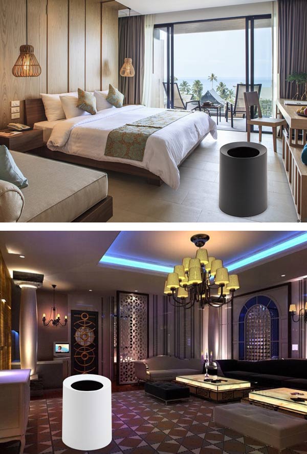 Thùng rác được sử dụng trong nhiều không gian nhỏ