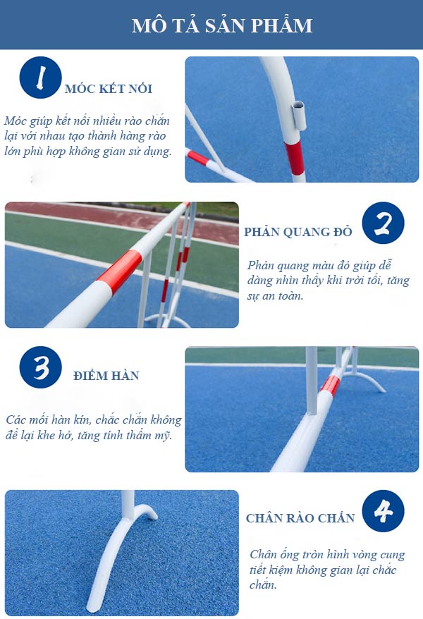 Đặc điểm thiết kế rào chắn barie