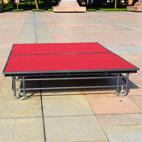 Mẫu sân khấu di động khung thép sơn tĩnh điện