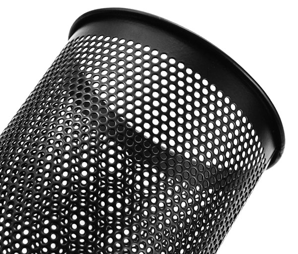 Họa tiết dập lỗ nhỏ thân thùng rác