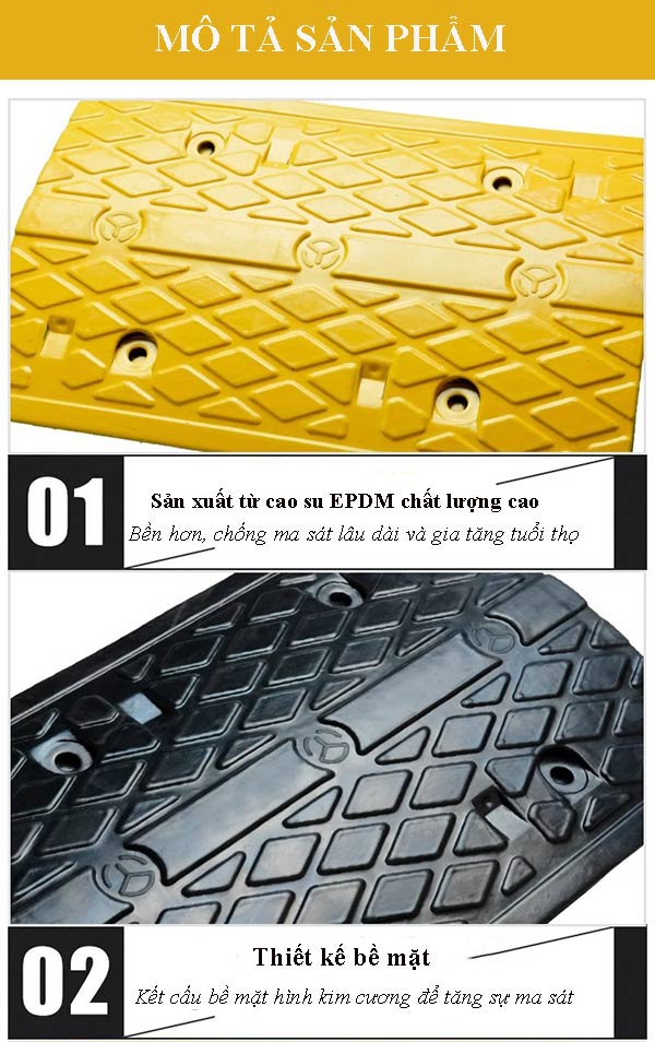 Đặc điểm thiết kế thân gờ giảm tốc