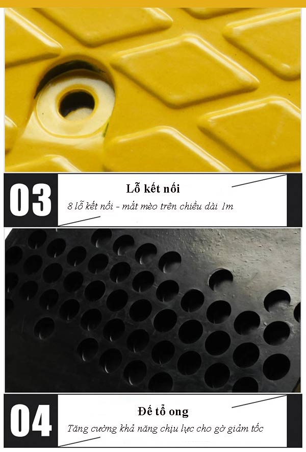 Đặc điểm thiết kế thân gờ giảm tốc