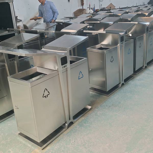 Paloca sẵn kho các mẫu thùng rác 2 ngăn công cộng