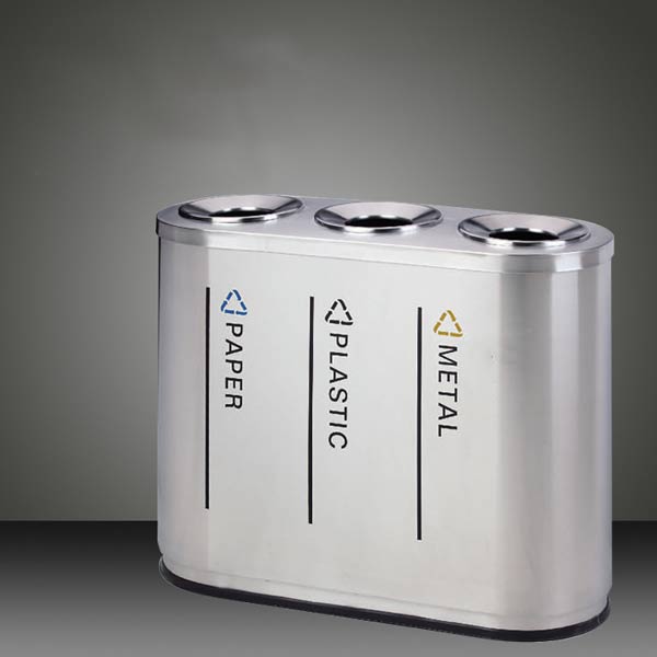 Mẫu thùng rác inox phù hợp cả trong nhà, ngoài trời