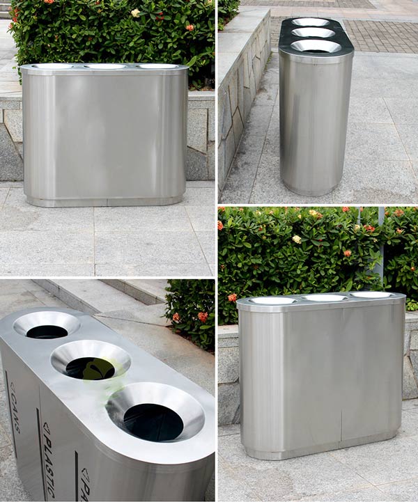 Mẫu thùng rác thiết kế đơn giản nhưng hữu dụng