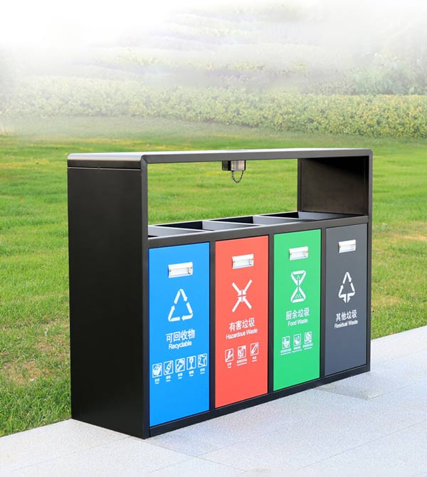 Mẫu thùng rác 4 ngăn được ưa chuộng nhất Paloca