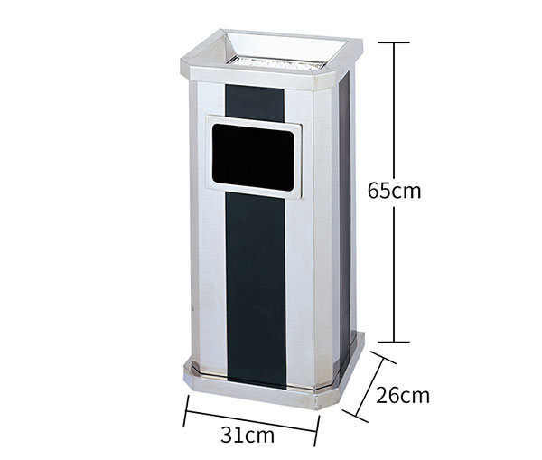  Kích thước thùng rác có gạt tàn thuốc