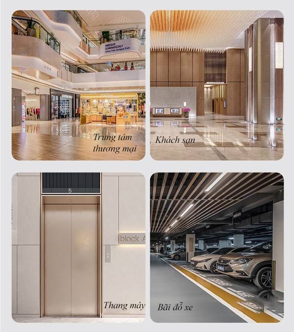 Kiểu dáng sang trọng giúp thùng rác sử dụng được ở nhiều không gian