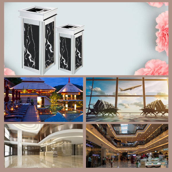 Không gian sử dụng thùng rác đa dạng