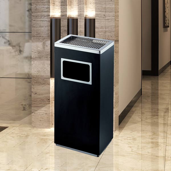 Mẫu thùng rác gạt tàn hình chữ nhật đẹp