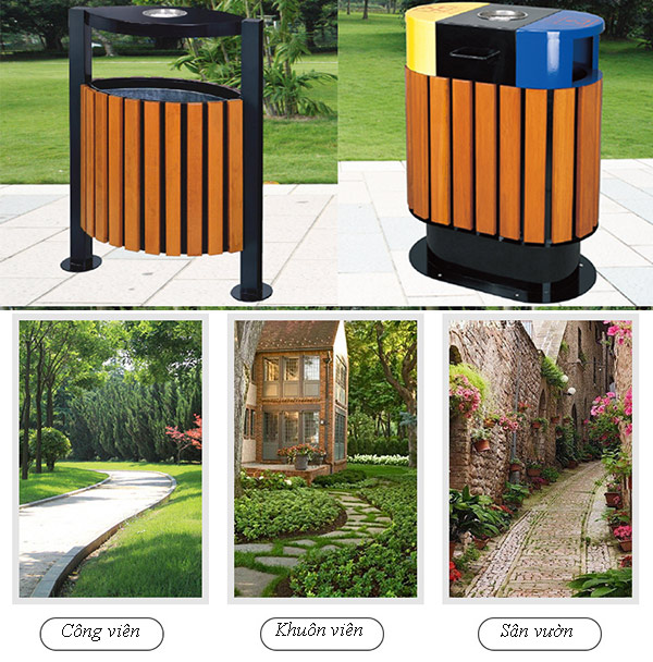 Thùng rác chất lượng, sử dụng được ở nhiều không gian