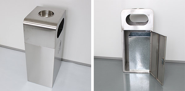 Lõi thùng rác bằng tôn hoa, dễ dàng lấy ra để vệ sinh