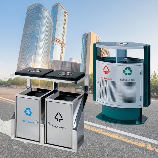 Paloca sở hữu nhiều mẫu thùng rác ngoài trời