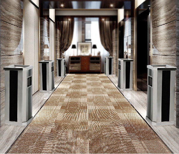 Mẫu thùng rác inox đặt sảnh, hành lang