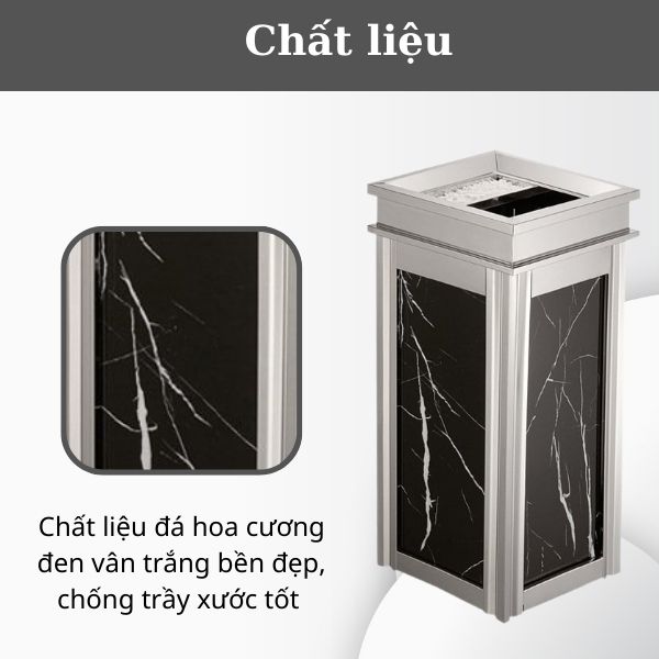 Mẫu thùng rác được sản xuất từ chất liệu tốt nhất