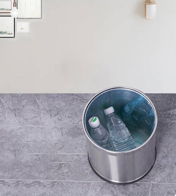 Thùng rác 2 lớp, không nắp tiện lợi khi xả rác