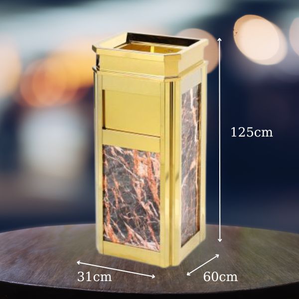 Kích thước thùng rác đá hoa cương