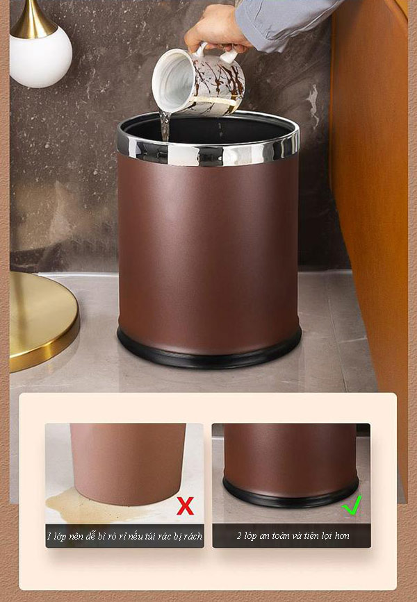 Đặc điểm thiết kế của thùng rác