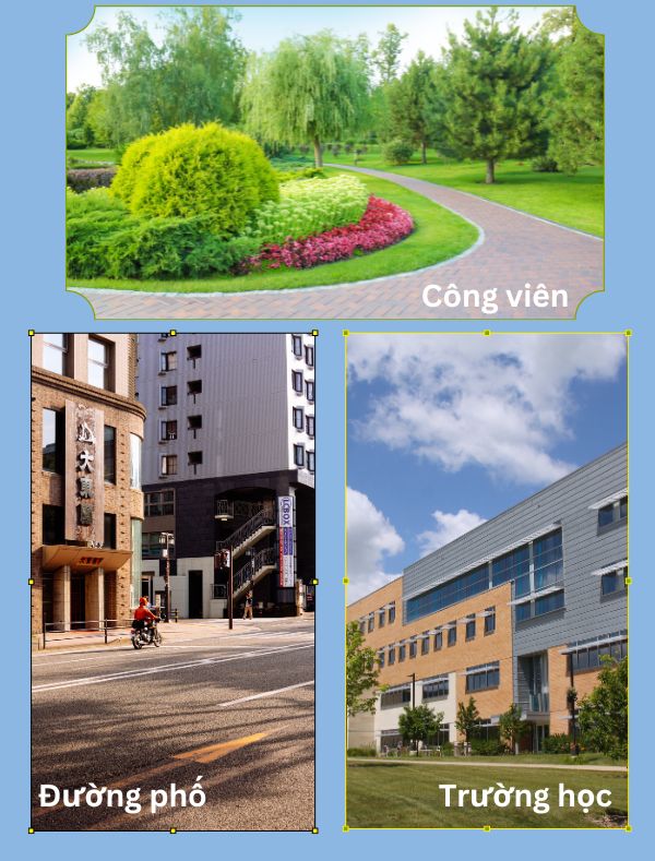 Thùng rác ngoài trời giả gỗ có mái che