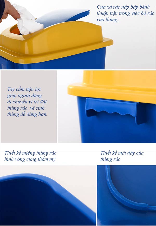Đặc điểm thiết kế thùng rác