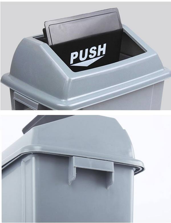 Đặc điểm thùng rác nhựa 10L nắp đẩy