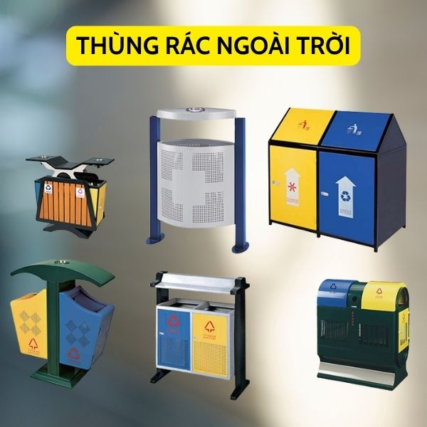 Paloca sở hữu nhiều mẫu thùng rác công cộng ngoài trời