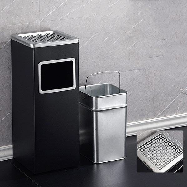 Thùng rác gạt tàn dùng ở nhiều nơi