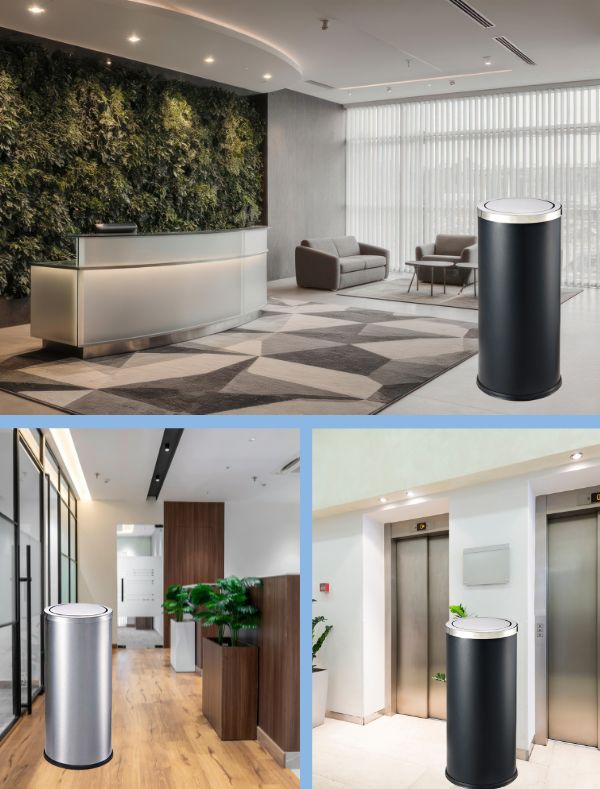 Thùng rác nắp lật có tính ứng dụng cao