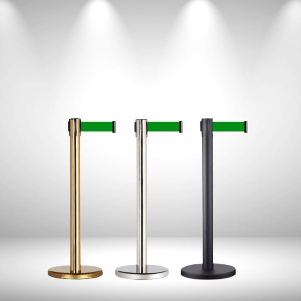 Mẫu trụ phân làn dây căng màu xanh lá