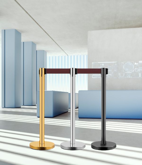 Cột chắn dây căng kéo được sử dụng khá phổ biến