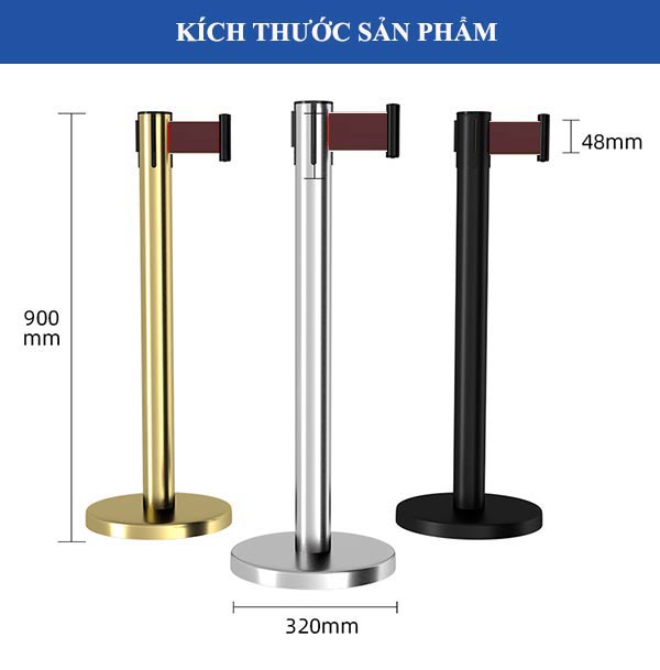 Tham khảo kích thước trụ chắn phân làn