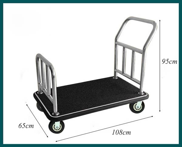 Kích thước xe vận chuyển hành lý chữ U