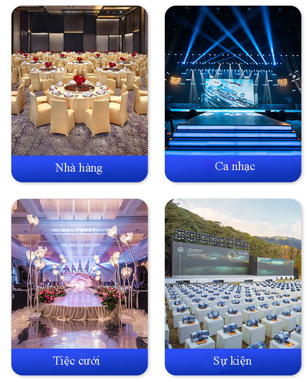 Các không gian phục vụ tiệc, sự kiện nên trang bị xe đẩy ghế