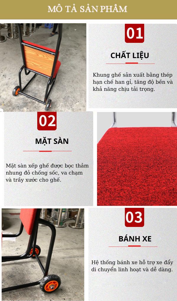 Tìm hiểu về đặc điểm của xe chở ghế