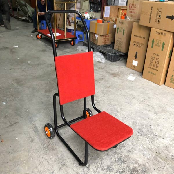 Hình ảnh thực tế mẫu xe đẩy ghế khung thép của Paloca