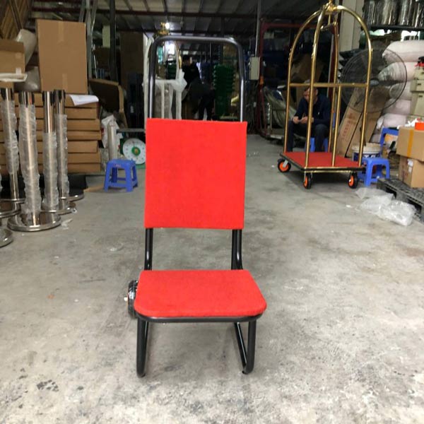 Hình ảnh thực tế mẫu xe đẩy ghế khung thép của Paloca