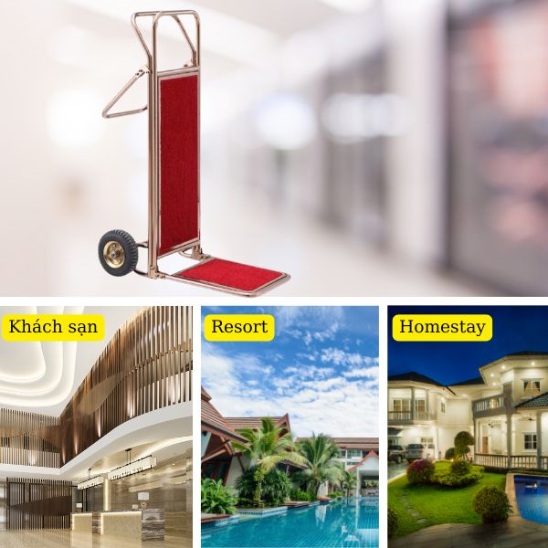 Mẫu xe kéo hành lý có tính ứng dụng cao
