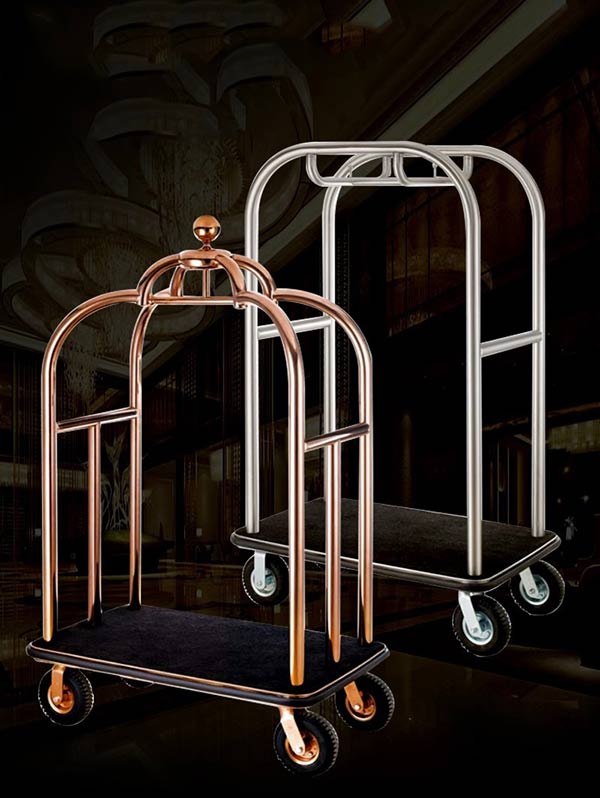 Paloca sở hữu nhiều mẫu xe đẩy vali hành lý khung inox