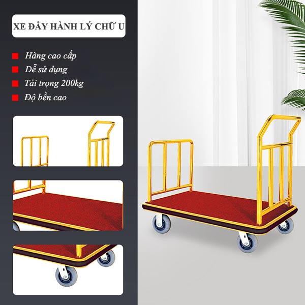 Mẫu xe đẩy thiết kế đơn giản, chịu tải lớn