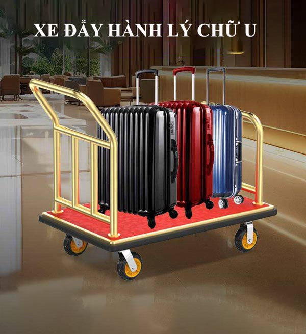 Mẫu xe vận chuyển hành lý kiểu dáng chữ U tiện dụng