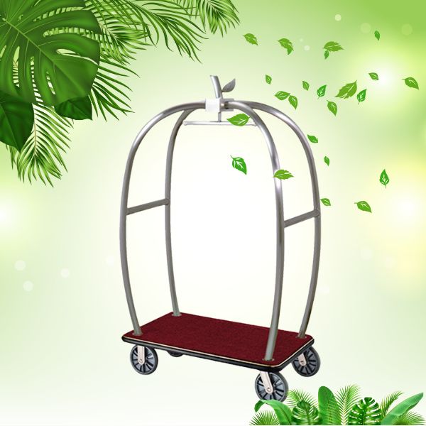 Mẫu xe đẩy hành lý kiểu dáng khung quả táo