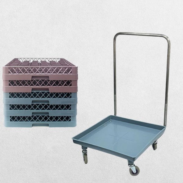 Kích thước xe hợp lý dễ dàng đặt và xếp các rack đựng lên